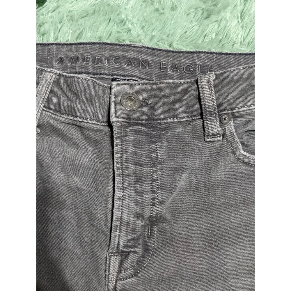 🍑American Eagle Next Level Flex Men’s Skinny Acid Wash Jeans (Size 30) 616 - Picture 3 of 7